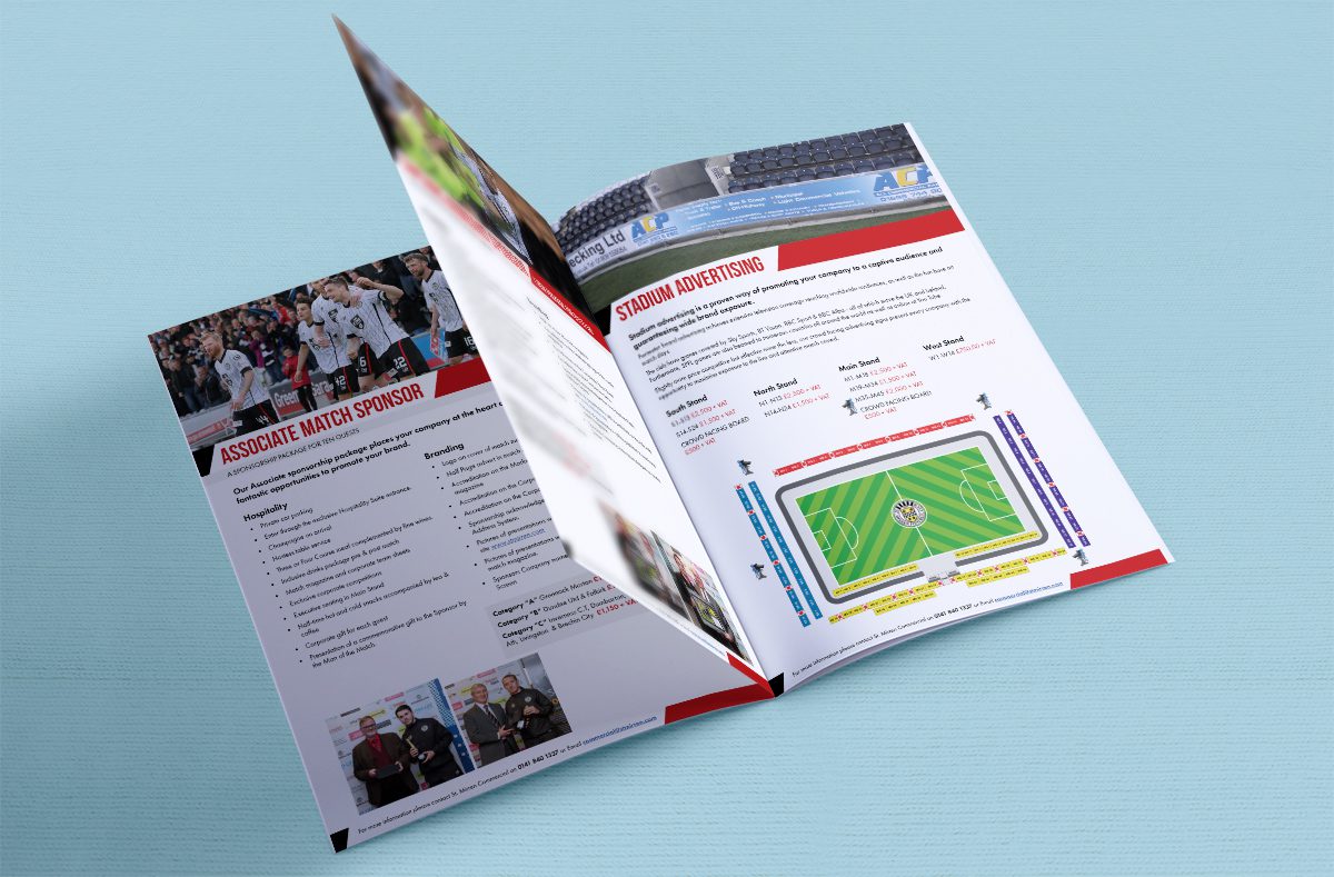 St Mirren Commercial Brochure open
