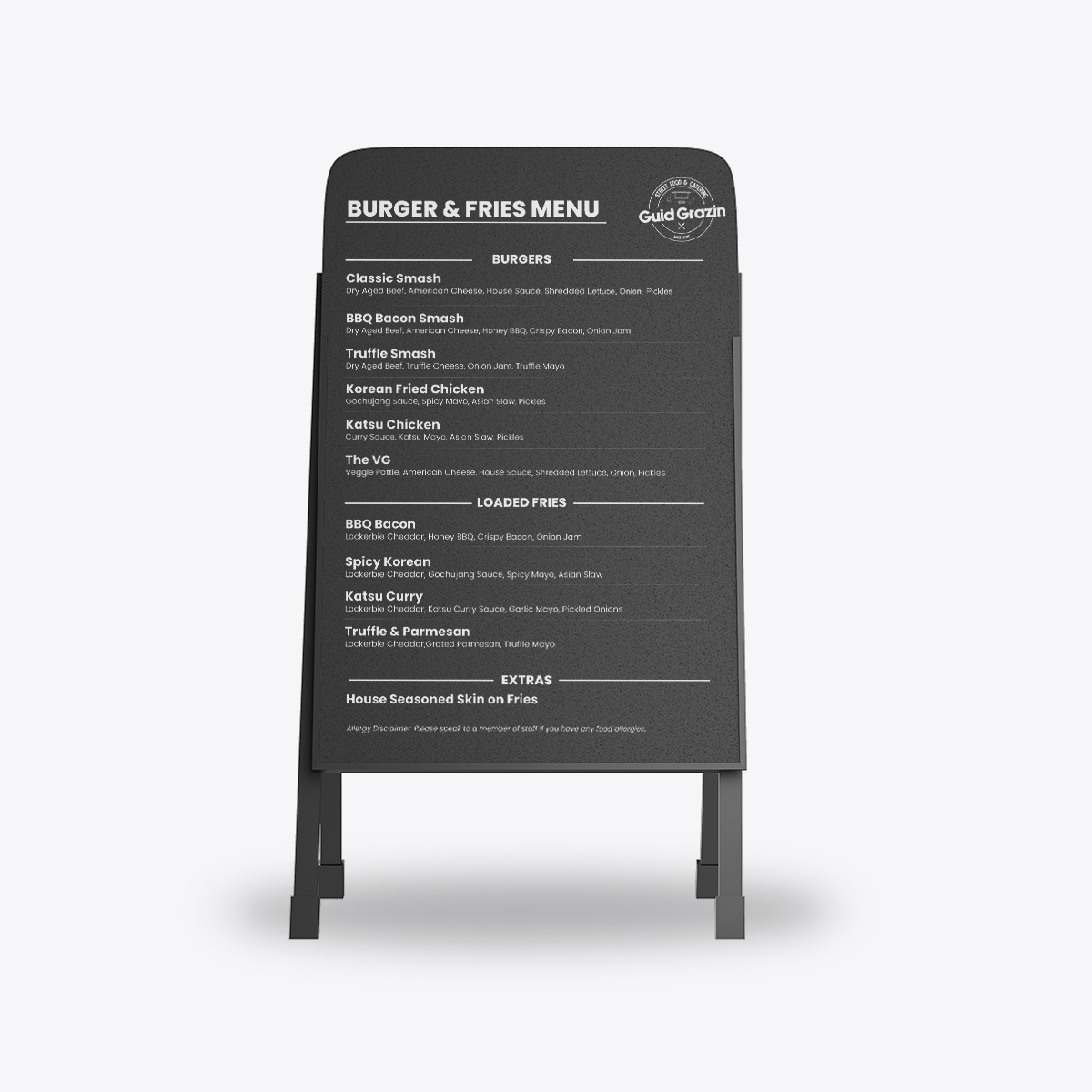 Burger menu